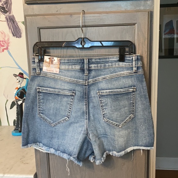 NWT Sincerely Jules high rise denim shorts - Picture 2 of 5